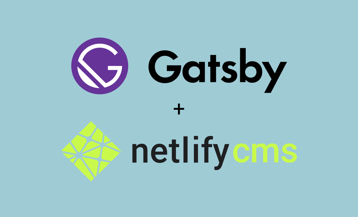 Gatsby & Netlify CMS logos